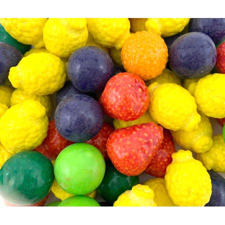 Concord Dubble Bubble Seedlings Bubble Gum Candy, 6 Fruit Flavor Candy, Bulk 3 Pound Bag