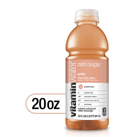 Vitaminwater Zero Sugar Gutsy Bottle, 20 Fl Oz - 20 Oz | CVS
