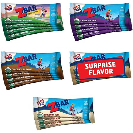 CLIF KID ZBAR - Organic Granola Bars - Variety Pack - Non-GMO - Organic -Lunch Box Snacks (1.27 Ounce Energy Bars, 18 Count)(Packaging & Assortment Ma