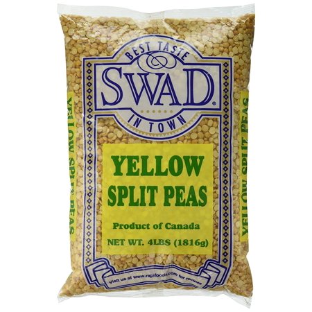 Great Bazaar Swad Split Peas, Yellow, 4 Pound