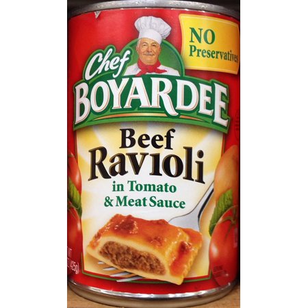 Chef Boyardee BEEF RAVIOLI in Tomato & Meat Sauce 15oz (2-Pack)