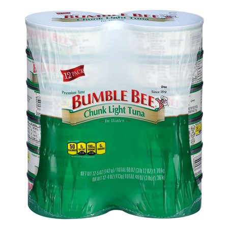 Bumble Bee Chunk Light Tuna in Water 5 Oz. 12 Ct