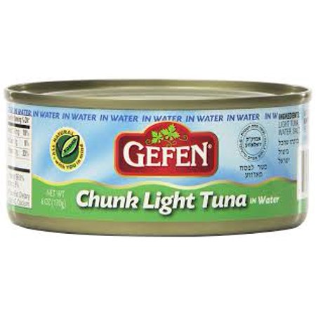 Gefen Chunk Light Tuna in Water 6 Oz. (Pack of 3.)