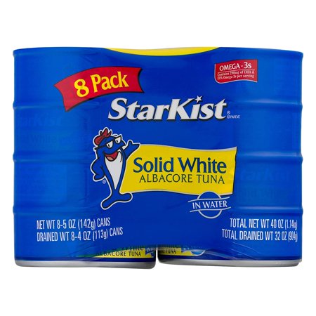 StarKist Solid White Albacore Tuna in Water  5 Oz. Can  Pack of 8