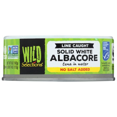 (12 Pack) Wild Selections Solid White Albacore Tuna in Water, 5 Oz