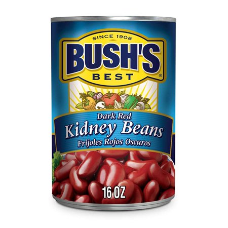 BEST Canned Dark Red Kidney Beans (Pack of 12)  Source of Plant Based Protein and Fiber  Low Fat  Gluten Free  16 Oz