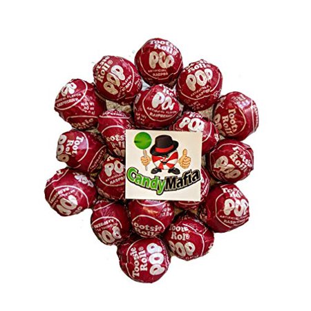Tootsie Pop Red Raspberry Tootsie Pops 30 Count + Magnet