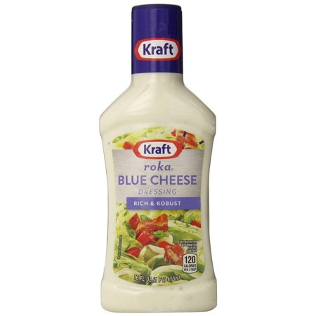 Kraft Roka Blue Cheese Salad Dressing (Pack of 2) 16 Oz Bottles