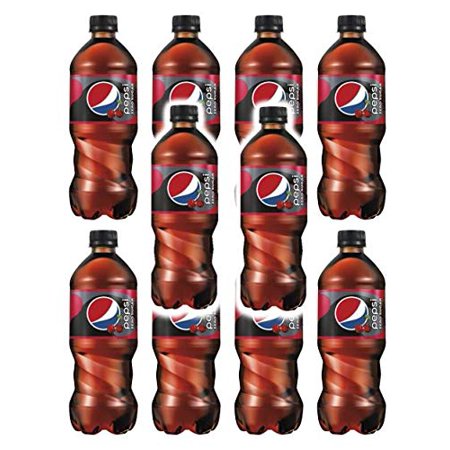 Pepsi Zero Wild Cherry 20 Oz Soda Bottles (Pack of 12, Total of 240 FL OZ)