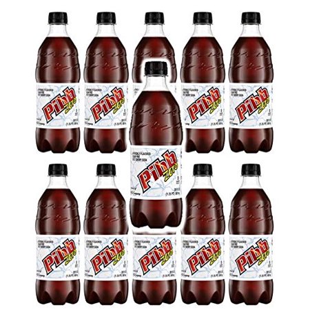 Pibb Zero Sugar Soda 20oz Bottles (Pack of 10)
