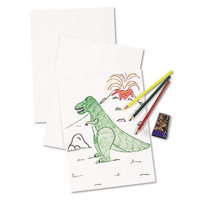 Pacon White Drawing Paper  47 Lb Text Weight  12 X 18  Pure White  500/Ream (4742)