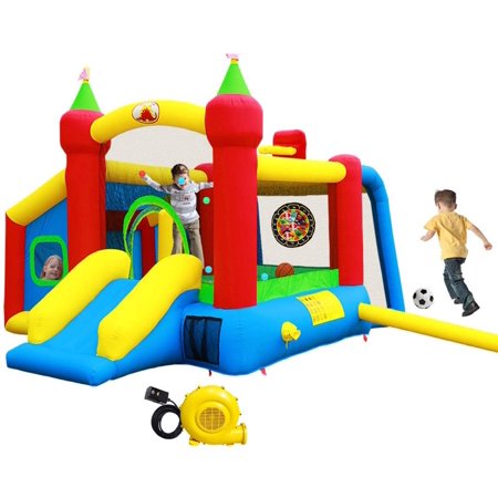 Playz Unicorn Toys Kids Play Tent for Girls with Unicorn Ring Toss  Candy Board Game  & Tic Tac Toe - Indoor & Outdoor Pop up Playhouse Set for Kids B