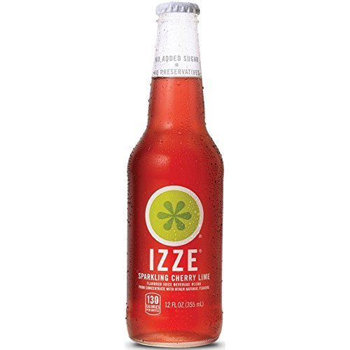 Izze® Sparkling Cherry Lime Juice Beverage 4-12 Fl. Oz. Bottles