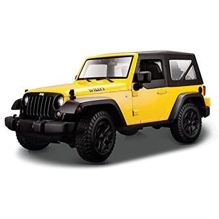 Maisto - 31610 - 2014 Jeep Wrangler - Scale 118 - Yellow