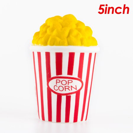 McMola 1Pcs Cute Squishy, Kawaii Food Cream Scented Slow Rising Squishy, Kid Toy, Lovely Toy,Stress Relief Toy,Decorations Toy Gift Fun (pop Corn)