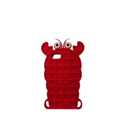 Sunisery Silicone Phone Case  Bubble Pop with Portable Ring  Fidget Toy