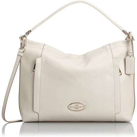 Coach Scout Hobo in Pebble Leather 34312 Chalk