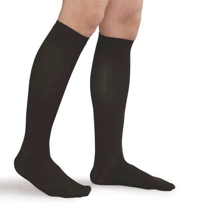 Advanced Orthopaedics 9318 - BL Ladies Support Socks- Black - Extra Large