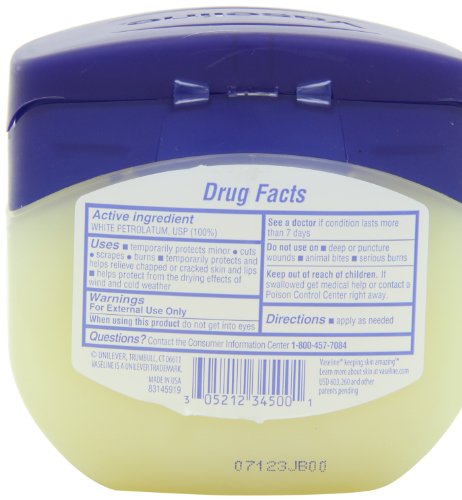Vaseline VAS83145919-3PK 13 Oz. Vaseline 100 Percent Pure Petroleum Jelly thumbnail