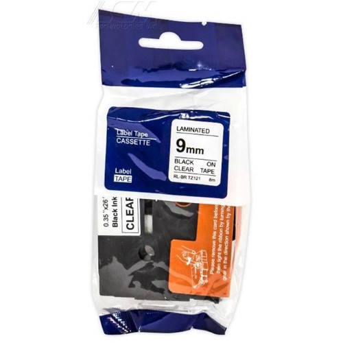 Cicso Independent 18619TZE121 Compatible Label Tape for Brother GL-100- PT-1000- PT-1000BM- PT-1010- PT-1010B- PT-1010NB- PT-1010R- PT-1010S- PT-1090-