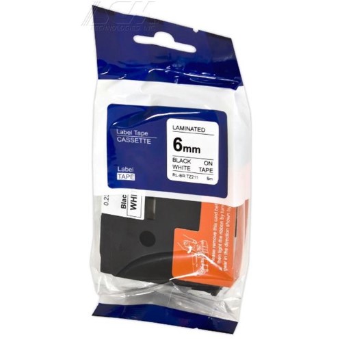 Cicso Independent 18619TZE211 Compatible Label Tape for Brother GL-100- PT-1000- PT-1000BM- PT-1010- PT-1010B- PT-1010NB- PT-1010R- PT-1010S- PT-1090-