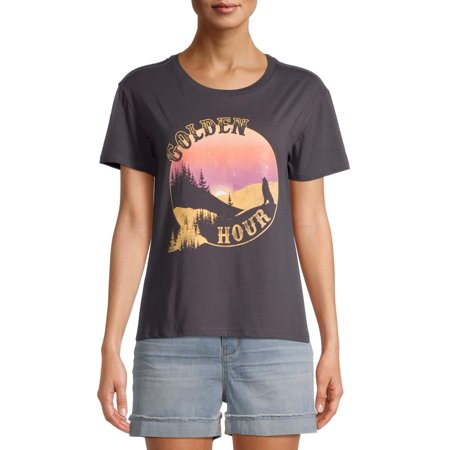 Fifth Sun Women's Golden Hour Short Sleeve Graphic T-Shirt
