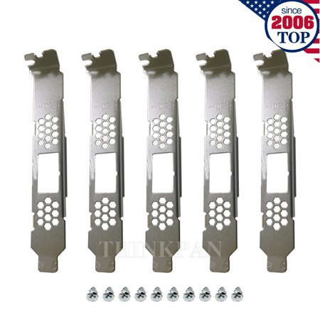 5pcs New Full Height Bracket for DELL PERC H830 LSI SAS 9300-8e PCI-e HBA US