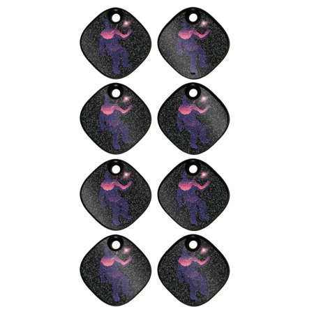 Abstract Pop Art Collection Glossy Glitter Skin Decal Wrap for Samsung Galaxy SmartTag (4 Pack) Sticker