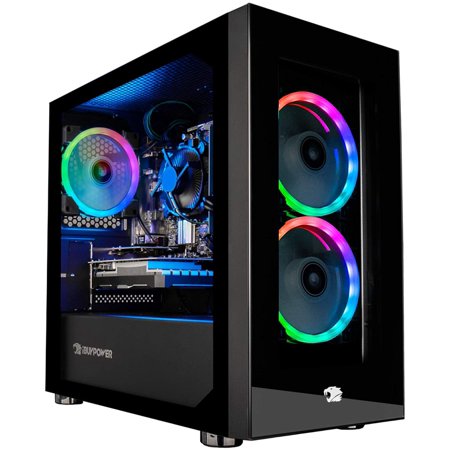 Gaming PC Computer Desktop Element Mini 9300 (AMD Ryzen 3 3100 3.6GHz, AMD Radeon RX 550 2GB, 8GB DDR4 RAM, 240GB SSD, WiFi Ready, Windows 10 Home)
