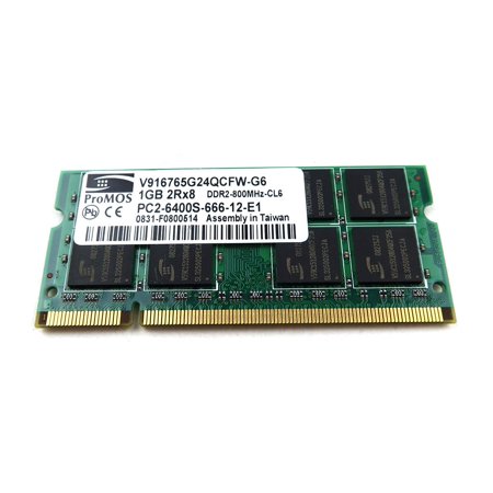 V916765G24QCFW Promos 1GB PC2-6400 DDR2 800MHZ CL6 Laptop Memory Module V916765G24QCFW-G6 Laptop Memory