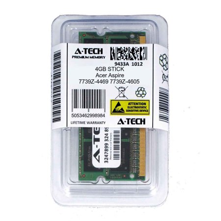 4GB SODIMM Acer Aspire 7739Z-4469 7739Z-4605 7739Z-4804 PC3-8500 Ram Memory