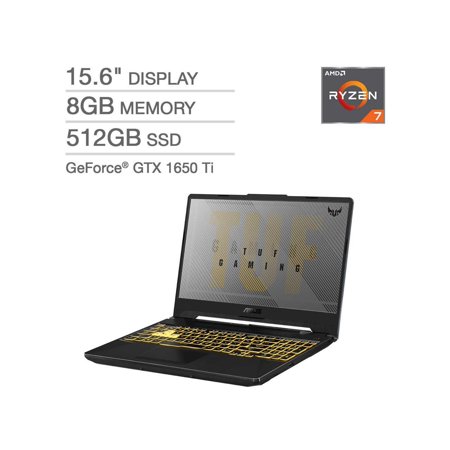 ASUS TUF Gaming A15 Laptop - AMD Ryzen 7-4800H - GeForce GTX 1650 Ti - 1080p Notebook TUF506II-IH73 PC Computer