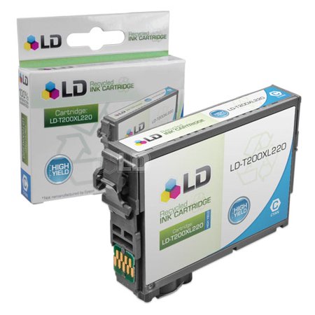 LD Remanufactured T200XL220 / T200220 / T200XL / T200 High Yield Cyan Cartridge for XP-200  XP300  XP-310  XP-400  XP-410 & WF-2520  WF-2530  WF-2540