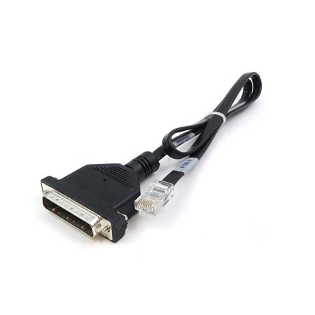 Genuine DB25 3 PIN Female to RJ-45 Black Network Printer Cable 1014071-01 Printer Cables
