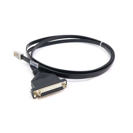 LOT of 10 DB25 Female to RJ-45 Ethernet Modem Console Cable 1014298-06 Network Cable Lots