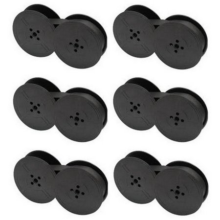 PrinterDash Compatible Replacement for ICL 1540/2375/3181/3443/3543/7502/9507 Black P.O.S. Printer Ribbons (6/PK) (7740001)