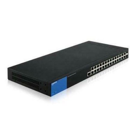 Linksys 28-port Managed Gigabit Switch - 28 Ports - Manageable - 28 X Rj-45 - 2