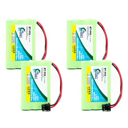 4x Pack - Uniden TRU-9585 Battery - Replacement for Uniden Cordless Phone Battery (800mAh  3.6V  NI-MH)
