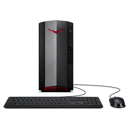 Acer Nitro N50-610-UJ11 Gaming Desktop PC  Intel Core I5-10400 Processor  8GB Memory  512GB SSD; NVIDIA GeForce GTX 1650 4GB GDDR5; Intel Wireless Wi-
