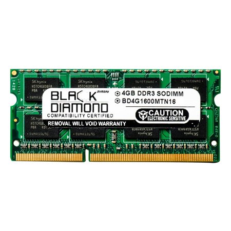 4GB RAM Memory for Acer Aspire One 756-4890 Black Diamond Memory Module DDR3 SO-DIMM 204pin PC3-12800 1600MHz Upgrade