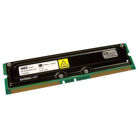 Lot-24 HP 64MB Non-ECC RIMM Memory 5065-0489-L24 MC-4R64CPE6C-745