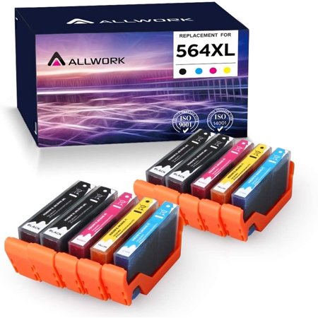 Compatible 564 XL Ink Cartridge Replacement for HP 564XL Combo Pack for HP Photosmart 7520 7510 7525 6515 6510 5520 5510 5514 4620 3520 D7560 B8550 B2