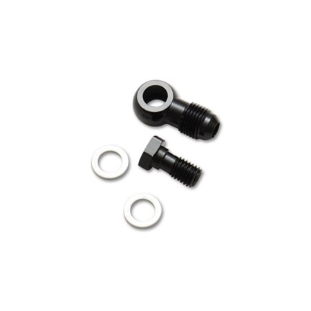 Vibrant -4AN Male Banjo Fitting 12mm X 1.0 Metric Aluminum + 2 Washers