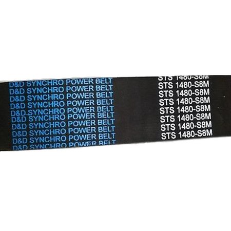 10-S8M-1128 D&D Powerdrive S8M Single STS Replacement Timing Belt