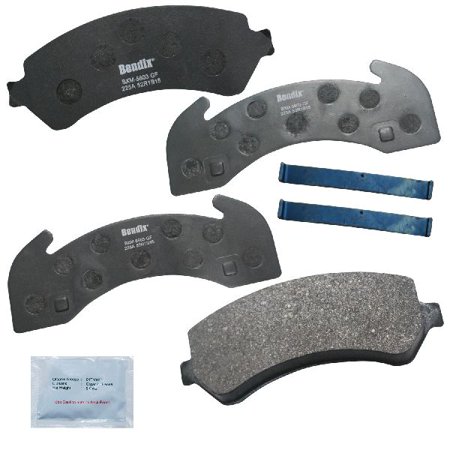 GO-PARTS Replacement for 1986-2000 International 2554 Rear Disc Brake Pad Set for International 2554 (CO1750B)