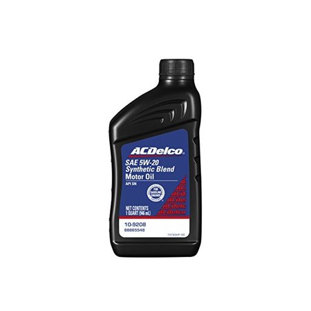 AC Delco ACDelco 10-9208 5W-20 Synthetic Blend Motor Oil - 1 Qt