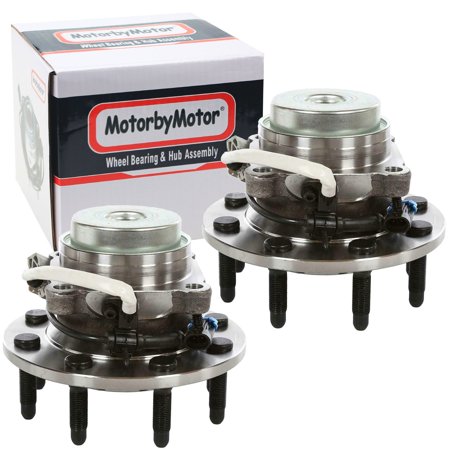 2PK Wheel Bearing & Hub Assembly Compatible with 03-17 Chevy Express 2500 3500 09-15 Chevy Express 4500  03-17 GMC Savana 2500 3500 09-15 GMC Savana 4