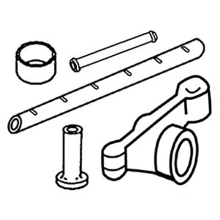 Rocker Shaft Fits 2030 210C 2130 2270 2280 2320 2355CS 2360 2420 2440 244E 2520