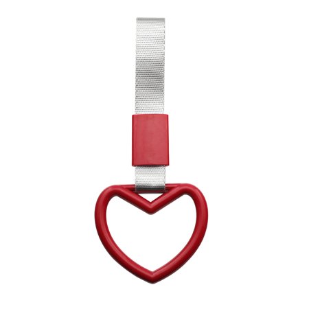 Aibecy Tsurikawa Ring Heart JDM Train Bus Handle Hand Strap Drift Charm Strap Drift