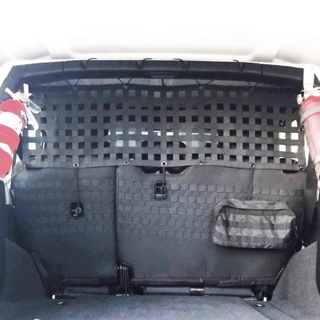 MOLLE Net  Tactical Net MOLLE Compatible - Jeep Wrangler JLU Rear Bench Upper (PAT PENDING)